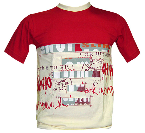 T-Shirt: Graffiti 6 Red