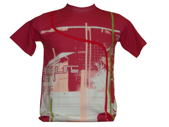 T-Shirt: Graffiti 7 Red