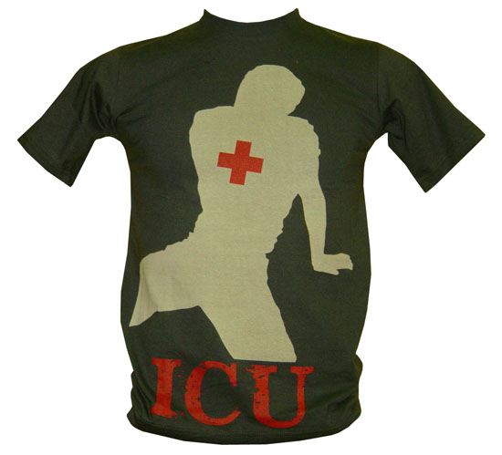 T-Shirt: ICU Army Green