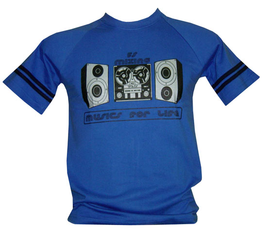 T-Shirt: Music For Life Royal Blue
