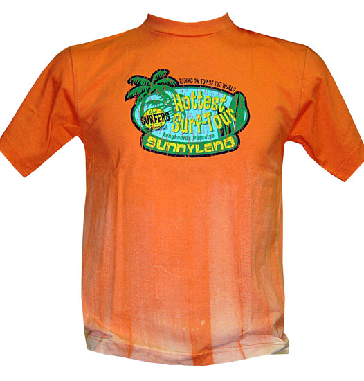 T-Shirt: Sunny Land Orange