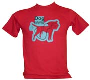 T-Shirt: Dog cleaner Red