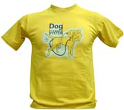 T-Shirt: Dog cleaner Yellow