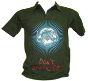 T-Shirt: Don't Offside Army Green