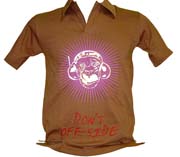 T-Shirt: Don't Offside Brown