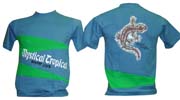 T-Shirt: Gecko Army blue-green
