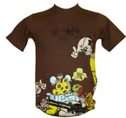 T-Shirt: Graffiti 2 Dark Brown
