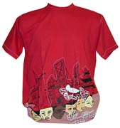 T-Shirt: Graffiti 3 Red