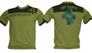 T-Shirt: Life guard Light green-army green