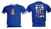 T-Shirt: Paper Royal Blue