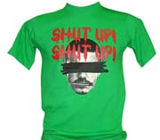 T-Shirt: Shut up Green