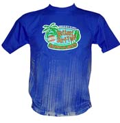 T-Shirt: Sunny Land Royal Blue