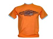 T-Shirt: Urban Print Orange